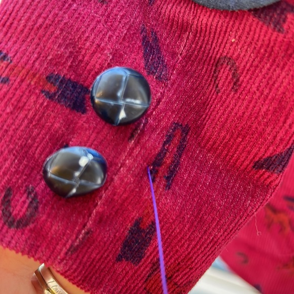 Elegant heir tailored in the USA size 3 corduroy blazer - Picture 4 of 6